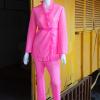 Hot pink lace ensemble