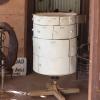 44 gallon drum converted in to a kitchen pantry