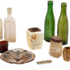 Unearthed vintage bottles and other vintage items