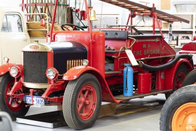 Lovingly restored fire engine