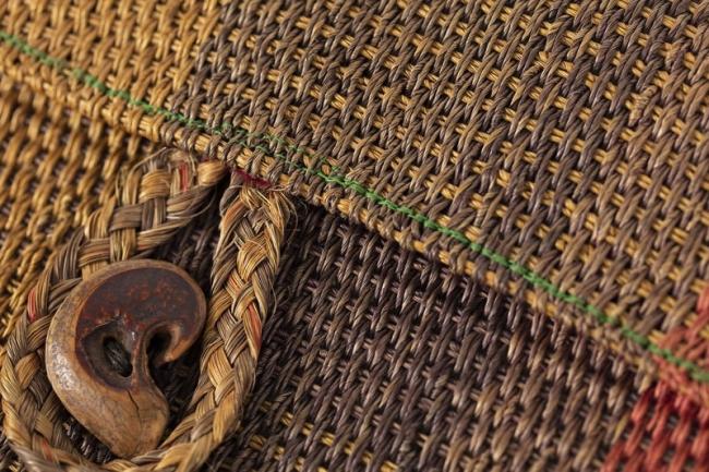 Woven basket by Marjorie Ridley