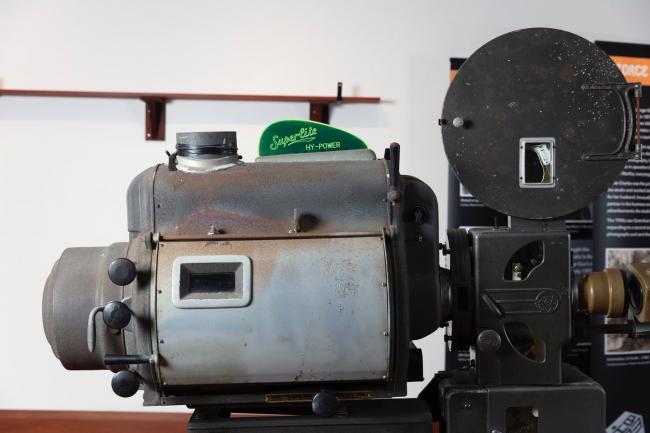 Drive-in projector and display