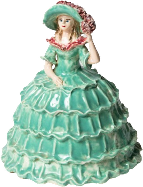 A belle made from local clay