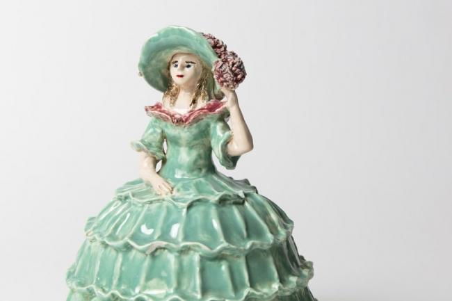 A belle made from local clay