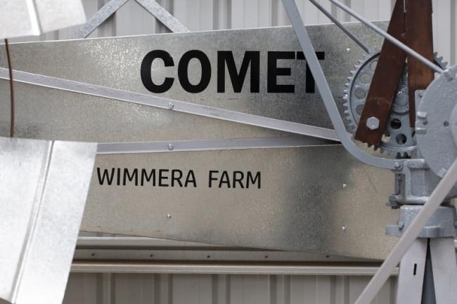 The farm's first windmill