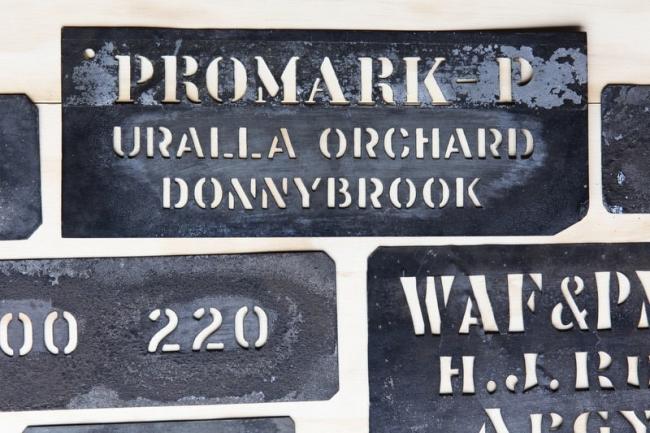 Apple Orchard Stencils and Boxes