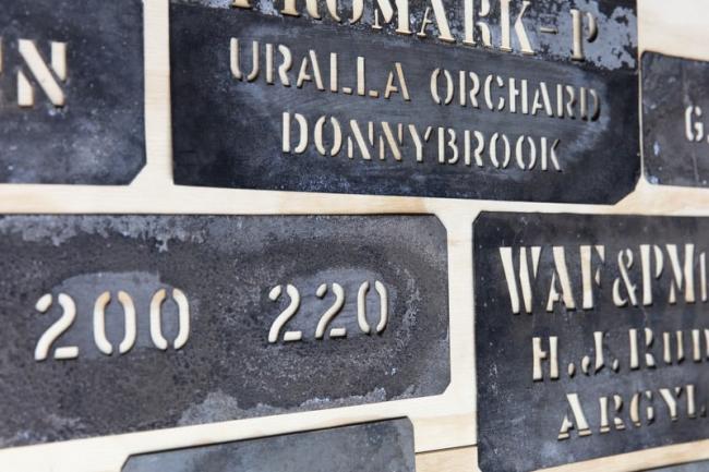 Apple Orchard Stencils and Boxes