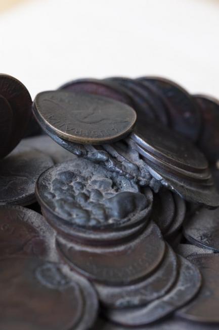 Melted Coins