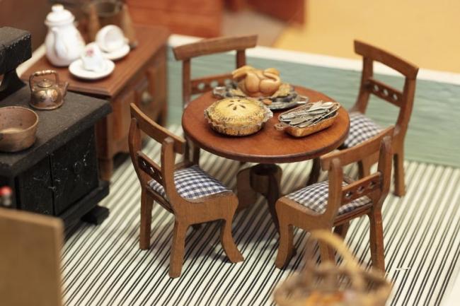 Model of post office residence