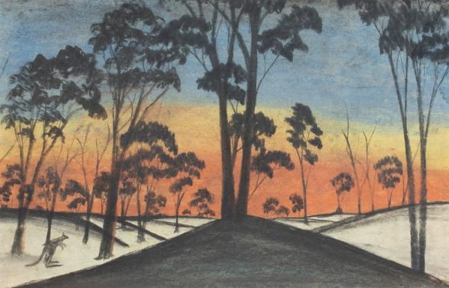 Untitled (Bush Sunset) by Revel Cooper