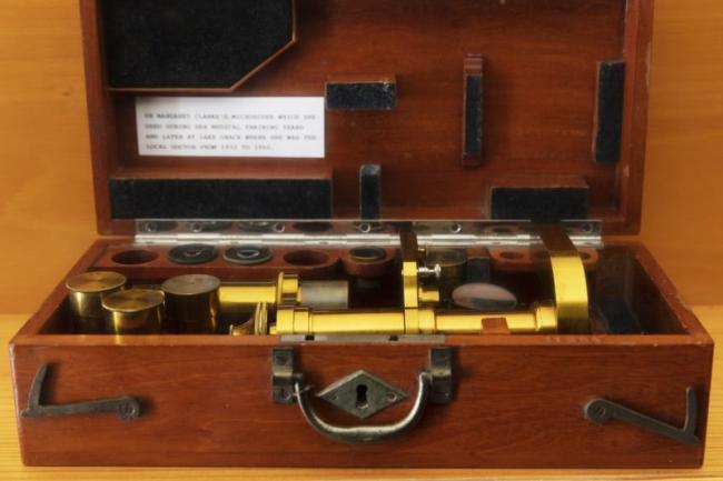 Dr Clarke’s microscope
