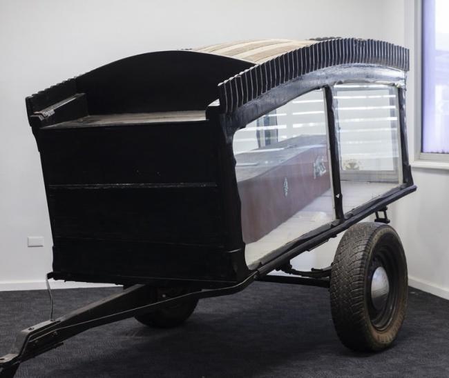 Homemade hearse