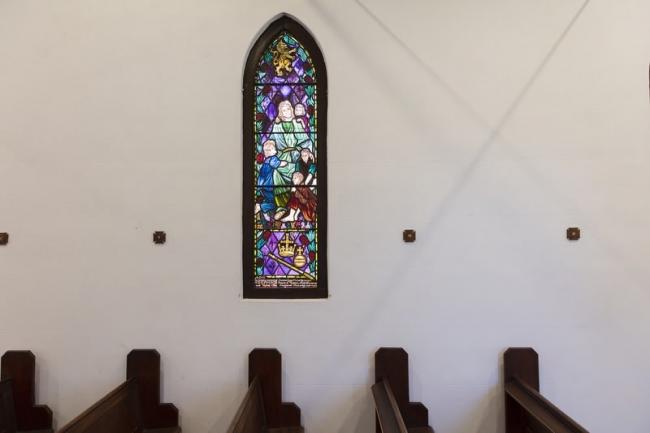 Stained glass window