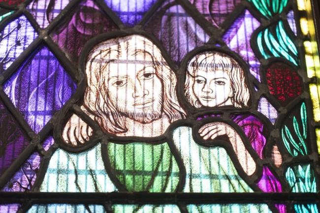 Stained glass window