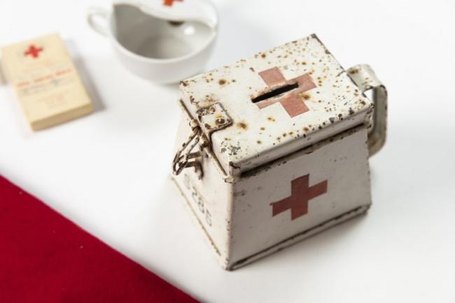Nurse's Cape and Red Cross Memorabilia