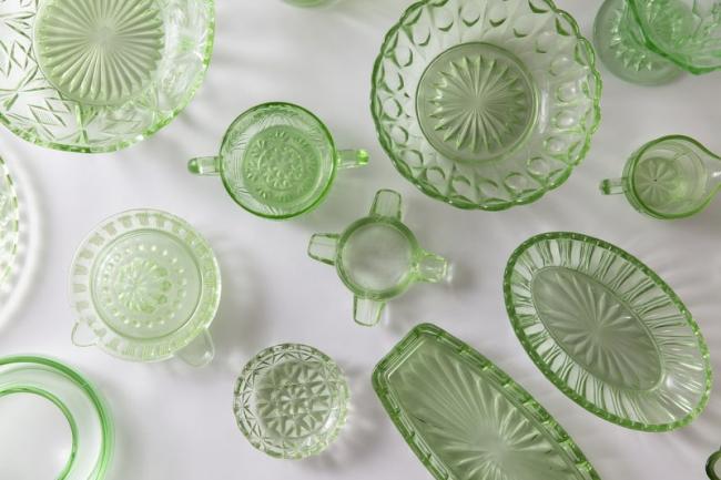 Depression era glassware