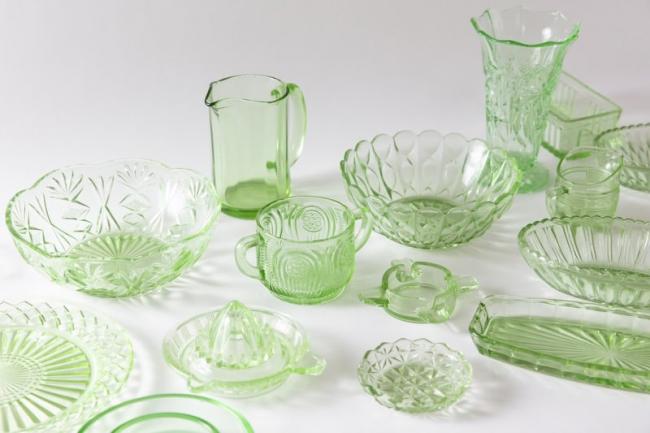 Depression era glassware