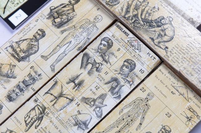 Instructions for applying bandages