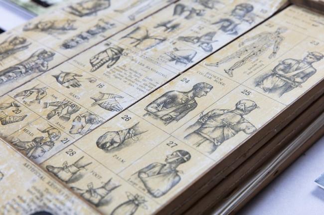 Instructions for applying bandages