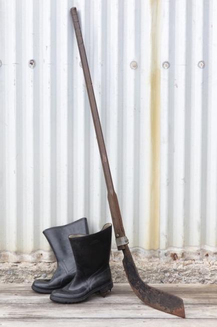 Flensing Knife and Boots