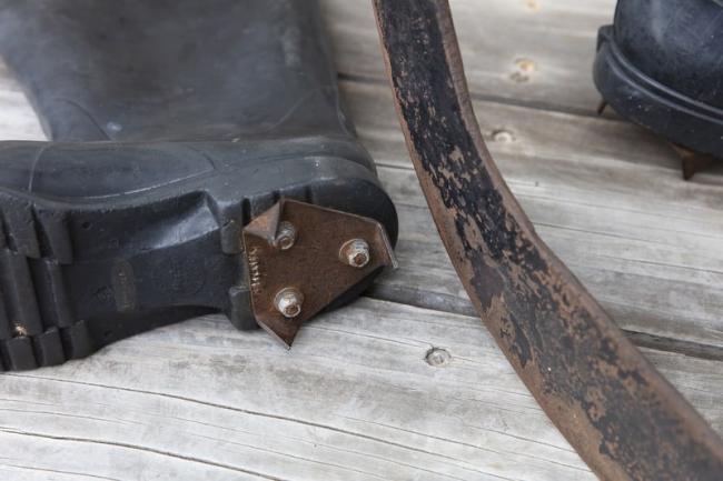 Flensing Knife and Boots