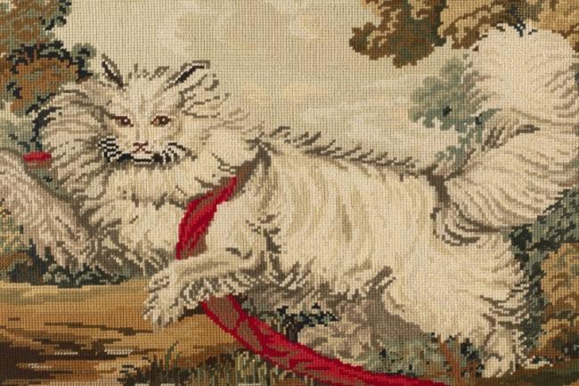 The Prancing Cat Tapestry