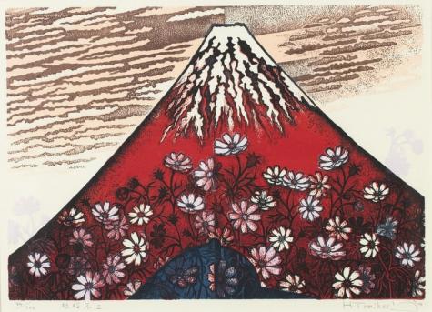 “Sakura Blossom Mt Fuji” by Hiroshi Tomihari