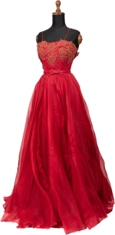 Lady in red