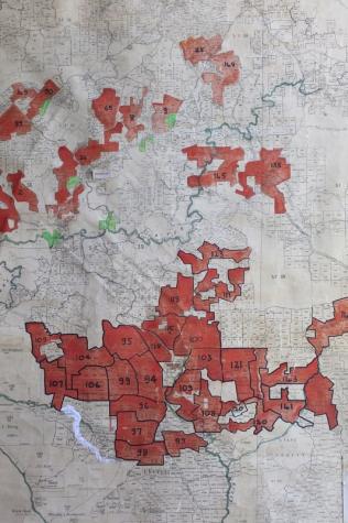 Map of Group Settlement